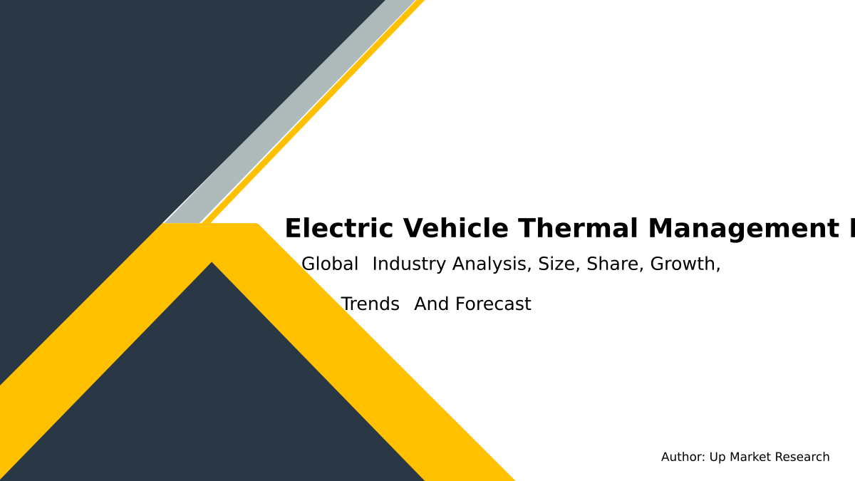 Electric Vehicle Thermal Management Market Research Report 20202028